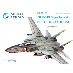Quinta Studio 48070 Grumman F-14D Tomcat  1:48 3D Printed Decal