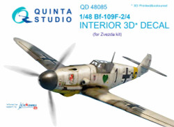 Quinta Studio 48085 Messerschmitt Bf-109F-2/F-4  1:48 3D Printed Decal