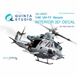 Quinta Studio 48091 Bell UH-1Y 'Venom'  1:48 3D Printed Decal