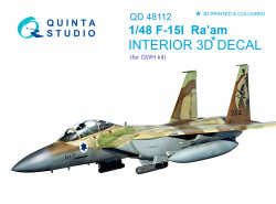 Quinta Studio 48112 McDonnell F-15I Eagle  1:48 3D Printed Decal