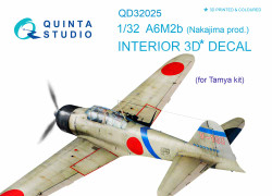 Quinta Studio 32025 Mitsubishi A6M2b Zero 1:32 3D Printed Decal