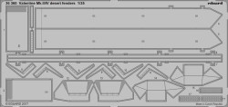 Eduard 36360 1:35 Etched Detailing Set for Tamiya Kits Valentine Mk.II/IV desert