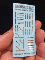 Kits World 3D148017 3D Printed Decal 1:48 Imperial Japanese AF/IJN WWII. Mitsubi