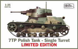 IBG Models 35074L 7TP Polish Tank - Single Turret 1:35 Military Model Kit