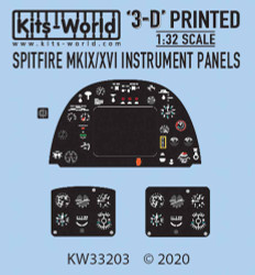 Kits World 3D1321003 3D Printed Decal 1:32 Supermarine Spitfire Mk.IX/Mk.XVI 3D