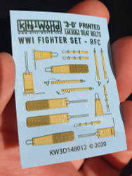 Kits World 3D148012 3D Printed Decal 1:48 Full Colour 3D WWII Seat Belt decals.