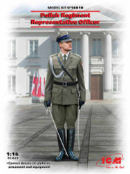 ICM 16010 Polish Regiment Representative Officer 1:16 Figure Model Kit