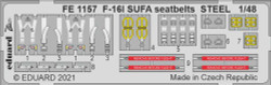 Eduard FE1157 Etched Aircraft Detailling Set 1:48 General-Dynamics F-16I SUFA se