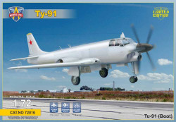 Modelsvit 72016 Tupolev Tu-91 Boot Soviet naval aircraft 1:72 Aircraft Model Kit