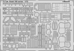 Eduard 73726 Etched Aircraft Detailling Set 1:72 BAe Hawk 100 series