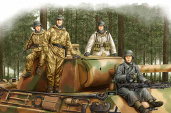 Hobby Boss 84405 German Panzer Grenadiers Set No.2 (WWII) 1:35 Model Figure Kit