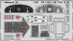 Eduard FE1135 Etched Aircraft Detailling Set 1:48 Grumman S-2E / S2G Tracker
