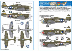 Kits World 132163 Aircraft Decals 1:32 Republic P-47C/Ds of the 56th Fighter Gro