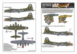 Kits World 172237 Aircraft Decals 1:72 Boeing B-17G Flying Fortress 42-3547 ‚ÄòQ