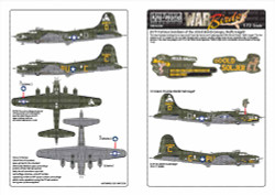 Kits World 172238 Aircraft Decals 1:72 Boeing B-17 Flying Fortress of the 303rd