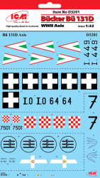 ICM D32001 Bucker Bu-131D Axis WWII 1:32 Aircraft decals (military)