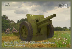 IBG Models 35060 Wz. 14/19 100mm Howitzer - Motorized 1:35 Military Model Kit