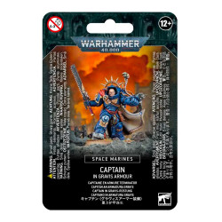 Games Workshop Warhammer 40k Space Marines Captain In Gravis Armour 48-70