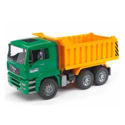 Bruder 2765 Man Tip-Up Truck Plastic Farm Toy