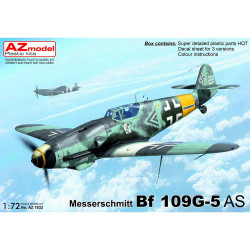 AZ Model 7832 Messerschmitt Bf-109G-5/AS 1:72 Plastic Model Kit