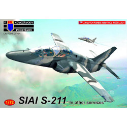 Kovozavody Prostejov 72347 SIAI S-211 Other Service 1:72 Plastic Model Kit