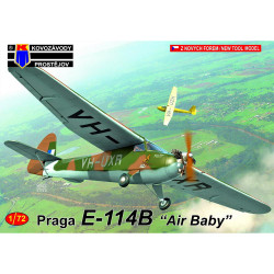 Kovozavody Prostejov 72351 Praga E-114B Air Baby 1:72 Aircraft Plastic Model Kit