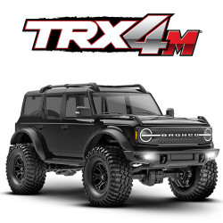 Traxxas TRX-4M Ford Bronco 1:18 RTR 4x4 RC Scale Crawler - Black