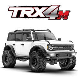 Traxxas TRX-4M Ford Bronco 1:18 RTR 4x4 RC Scale Crawler - White