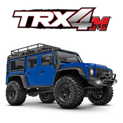 Traxxas TRX-4M Land Rover Defender 1:18 RTR 4x4 RC Scale Crawler - Blue