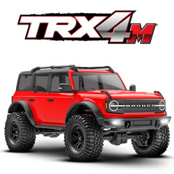 Traxxas TRX-4M Ford Bronco 1:18 RTR 4x4 RC Scale Crawler - Red