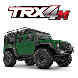 Traxxas TRX-4M Land Rover Defender 1:18 RTR 4x4 RC Scale Crawler - Green
