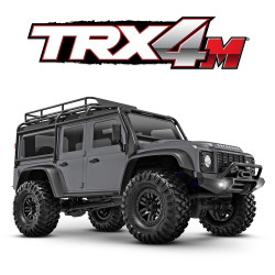Traxxas TRX-4M Land Rover Defender 1:18 RTR 4x4 RC Scale Crawler - Silver
