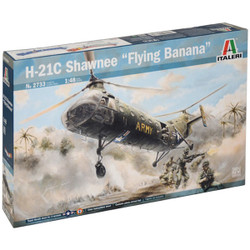 ITALERI H-21 Shawnee 'Flying Banana' 2733 1:48 Aircraft Model Kit