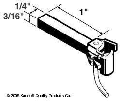 Kadee 822 Coupler with Solid Shank (Coupler Only) Gauge 1