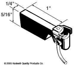 Kadee 823 Coupler with Solid Thick Shank (Coupler Only) Gauge 1