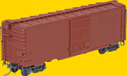 Kadee 5199 Undecorated 40' PS-1 Boxcar Red Oxide HO