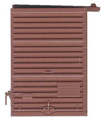 Kadee 2236 7' Camel Youngstown Low Tack Doors Red Oxide HO