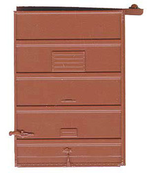 Kadee 2238 7' 5 Panel Superior High Tack Doors Red Oxide HO