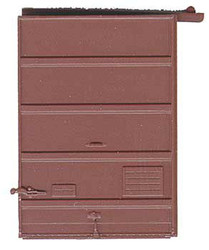 Kadee 2241 7' 5 Panel Superiot Low Tack Doors Boxcar Red HO