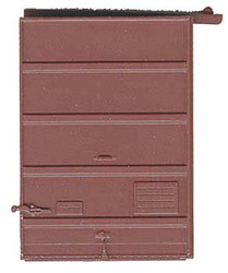 Kadee 2240 7' 5 Panel Superiot Low Tack Doors Red Oxide HO