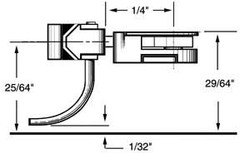 Kadee 33 30 Series Coupler Short (1/4'') Centreset Shank (2pr) HO