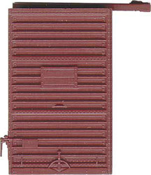 Kadee 2200 6' Camel Youngstown High Tack Doors Red Oxide HO