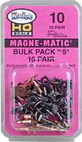 Kadee 10 No.5 Bulk Pack Magne-Matic Couplers (10pr) HO