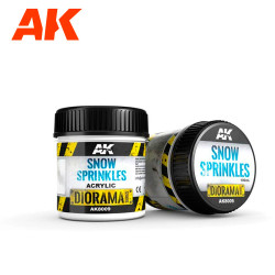 AK Interactive 8009 Diorama: Snow Sprinkles - 100ml (Acrylic)