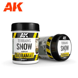 AK Interactive 8011 Diorama:  Terrains Snow - 250ml (Acrylic)