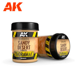 AK Interactive 8022 Diorama: Terrains Sandy Desert - 250ml (Acrylic)