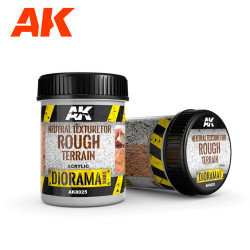 AK Interactive 8025 Diorama: Neutral Texture For Rough Terrain - 250ml (Acrylic)