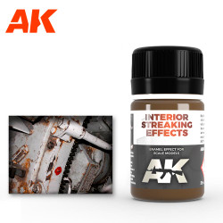 AK Interactive 94 Interior Streaking Grime Effects 35ml Enamel Weathering