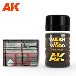 AK Interactive 263 Wash For Wood 35ml Enamel Weathering