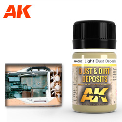 AK Interactive 4062 Light Dust Deposit 35ml Enamel Weathering